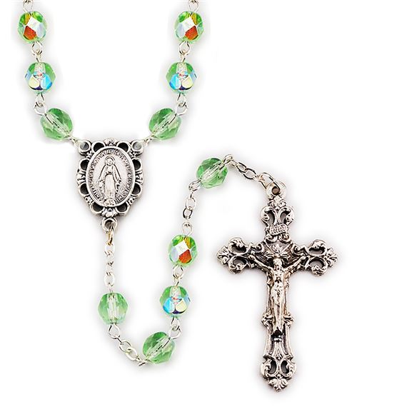 BIRTHSTONE ROSARY - MIRACULOUS MEDAL CENTER - AUGUST