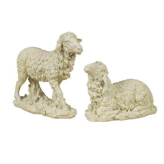 OUTDOOR NATIVITY - SET OF 2 SHEEP