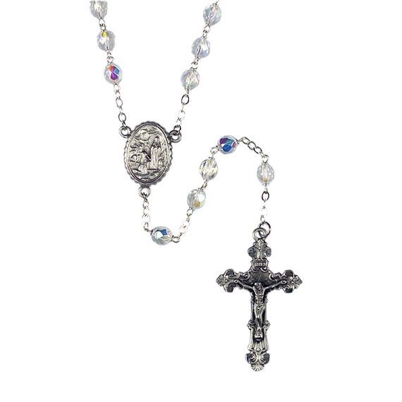 LOURDES CRYSTAL ROSARY