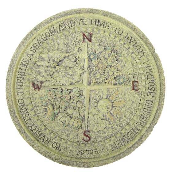 FOUR-SEASONS GARDEN PLAQUE