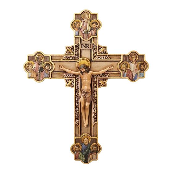 THE APOSTLES WALL CRUCIFIX
