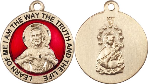14KT GOLD SCAPULAR MEDAL