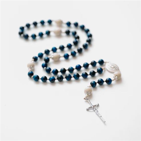 ROSARY IN A YEAR 5-DECADE GEMSTONE ROSARY
