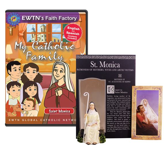 MY CATHOLIC FAMILY ST. MONICA DVD &  GIFT SET