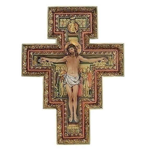 SAN DAMIANO CRUCIFIX - 17 3/4"