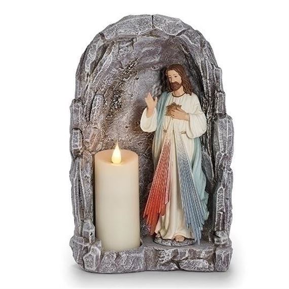 DIVIN MERCY TABLETOP GROTTO - 11"