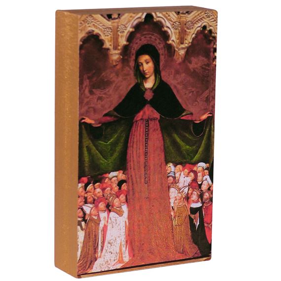 MOTHER OF MERCY ICON BLOCK - 3 X 5