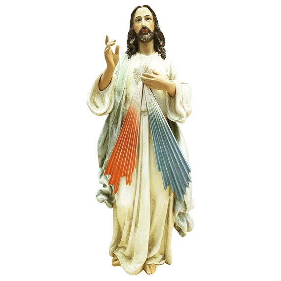 DIVINE MERCY STATUE - 9 1/2"