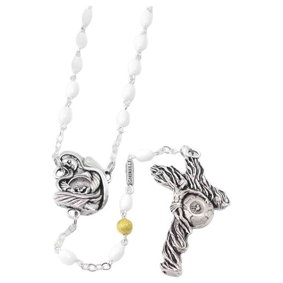 NATIONAL LIFE ROSARY - WHITE