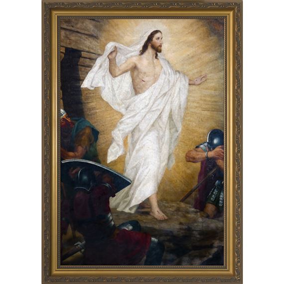 THE RESURRECTION - FRAMED ART - 8 X 12