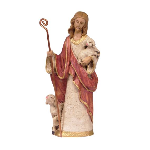 CHRIST THE GOOD SHEPHERD STATUE - 4 1/2"