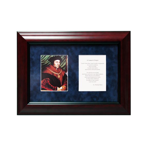 ST. THOMAS MORE LAWYER'S PRAYER - 14 1/4" X 10 1/4"