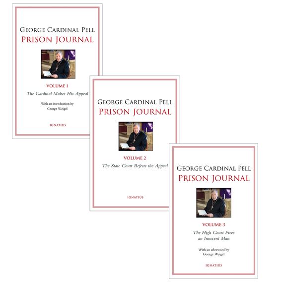 GEORGE CARDINAL PELL - PRISON JOURNAL COMPLETE 3-VOL. SET