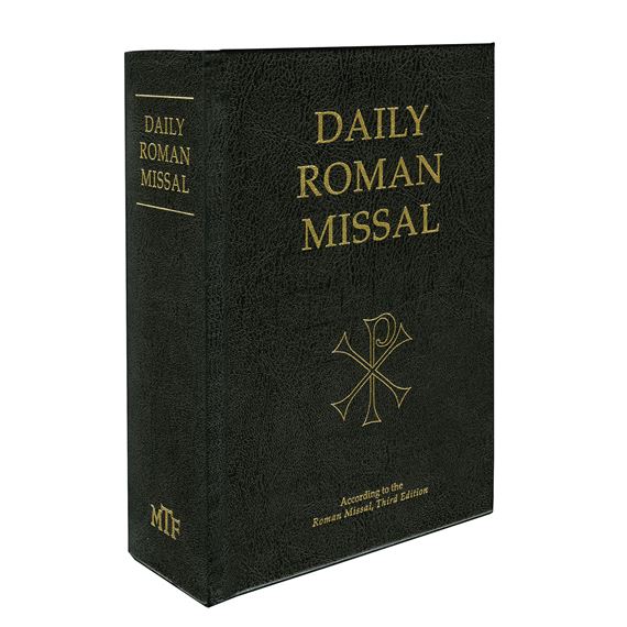 THE DAILY ROMAN MISSAL - BLACK HARDCOVER
