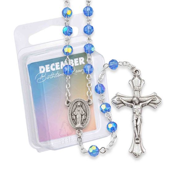 BIRTHSTONE ROSARY - DECEMBER (ZIRCON)