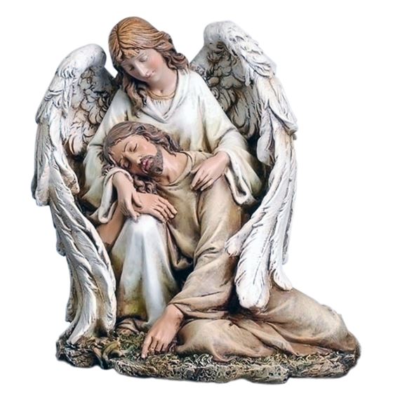 ANGEL COMFORTING CHRIST