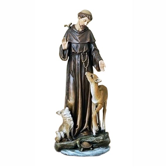ST. FRANCIS WITH ANIMALS STATUE