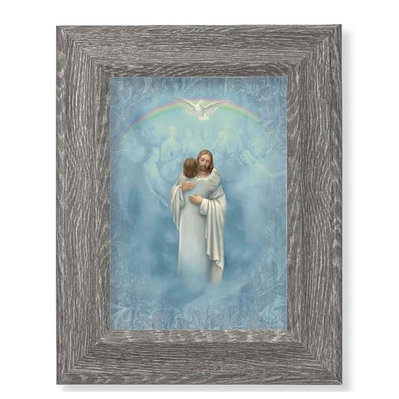 WELCOME HOME FRAMED ART - 7 1/2" X 9 1/2”