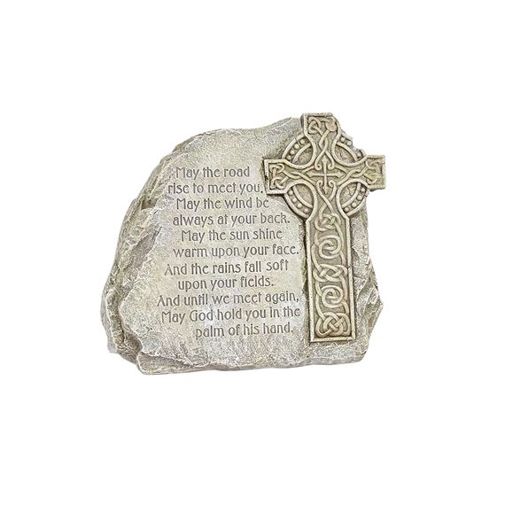 CELTIC CROSS GARDEN STONE