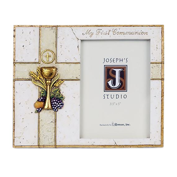 WHEAT, GRAPES, AND CHALICE PICTURE FRAME