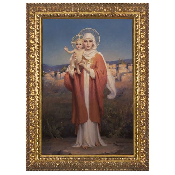 OUR LADY OF PALESTINE BY CHAMBERS - 14 1/2" x 20 1/2"