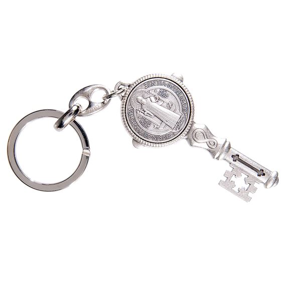 ST. BENEDICT KEY-SHAPED KEY CHAIN