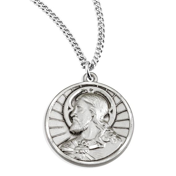 SCAPULAR MEDAL - STERLING SILVER