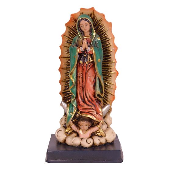 OUR LADY OF GUADALUPE STATUE - 5 1/4"