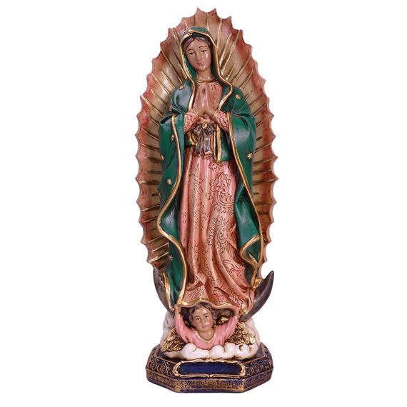 OUR LADY OF GUADALUPE STATUE - 12 1/2"