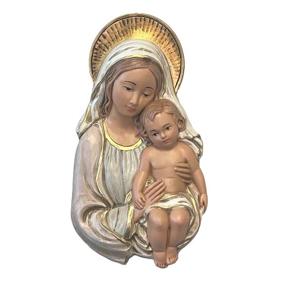MADONNA & CHILD PLAQUE - 11 3/4"