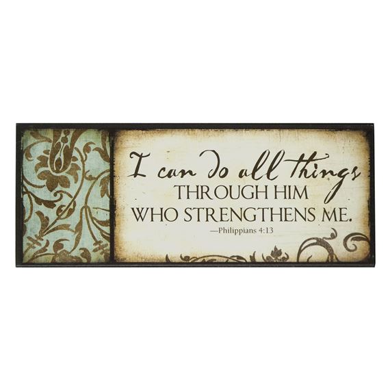 I CAN DO ALL THINGS - MINI PLAQUE