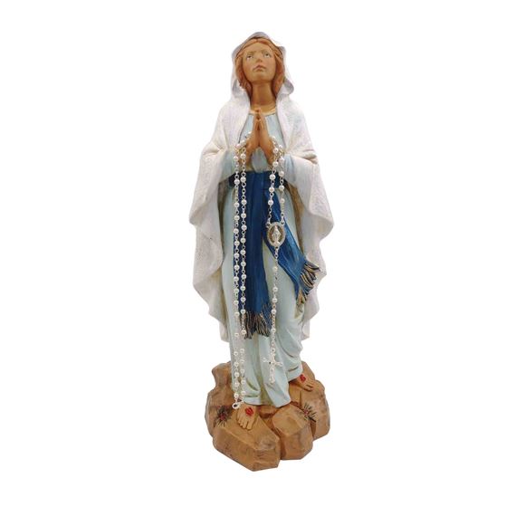 OUR LADY OF LOURDES FONTANINI STATUE - 12"