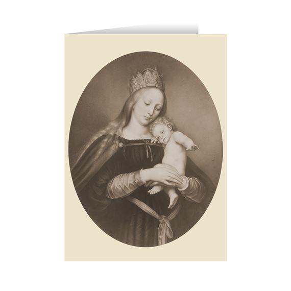 MARY REGINA WITH CHILD CHRISTMAS CARDS (PACK OF 6)