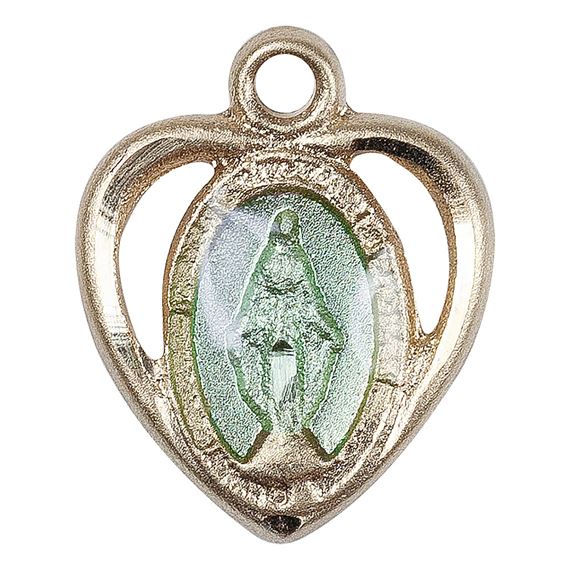 14KT GOLD MIRACULOUS HEART MEDAL