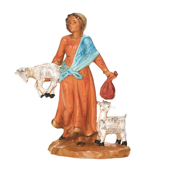 FONTANINI 5" GOAT HERDER (MELIA) - NATIVITY COLLECTION