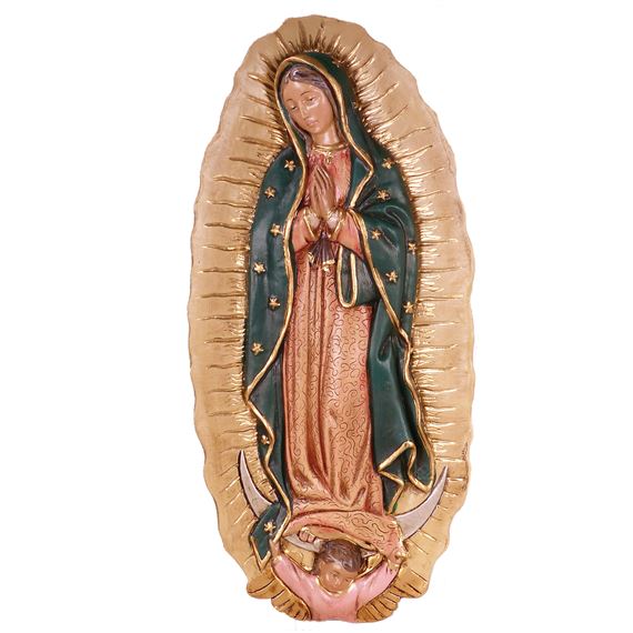 OUR LADY OF GUADALUPE PLAQUE - 15"