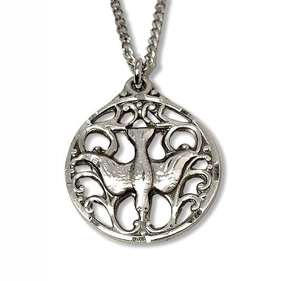 HOLY SPIRIT STERLING SILVER PENDANT