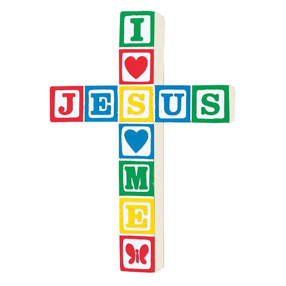 JESUS LOVES ME - WALL CROSS (PRIMARY)