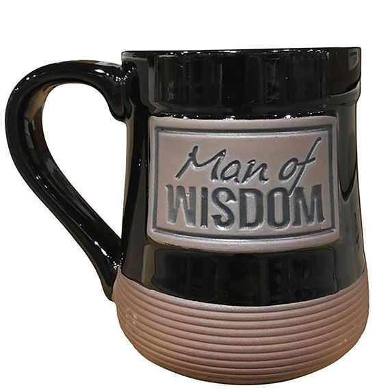 MAN OF WISDOM POTTERY MUG