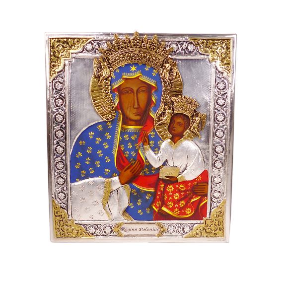 OUR LADY OF CZESTOCHOWA - ICON (10 3/4" x 12 1/2")