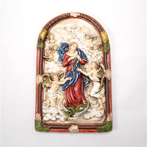 OUR LADY UNDOER OF KNOTS PLAQUE