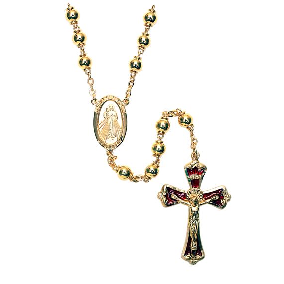 DIVINE MERCY GOLD ROSARY