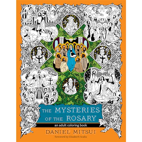 MYSTERIES OF THE ROSARY -  COLORING BOOK FOR ADULTS