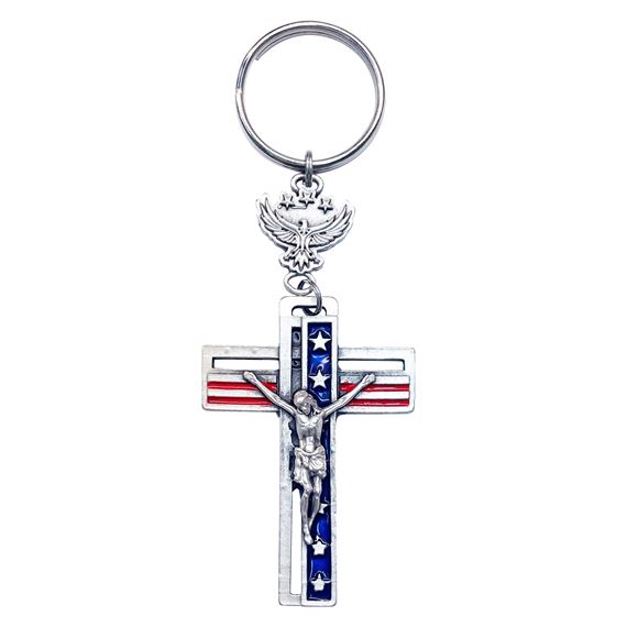 ON EAGLES' WINGS KEY CHAIN