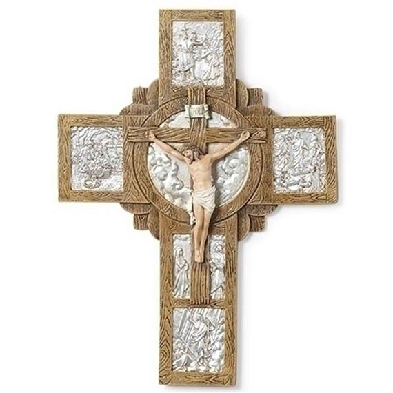 LIFE OF CHRIST CRUCIFIX - 9 1/4"