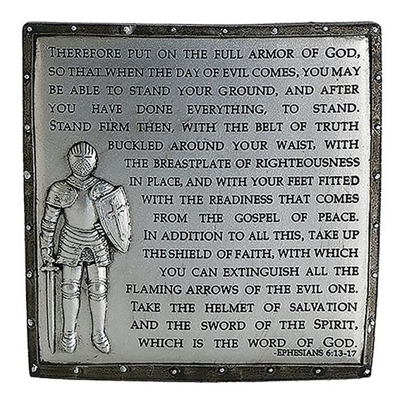 ARMOR OF GOD DESK PLAQUE