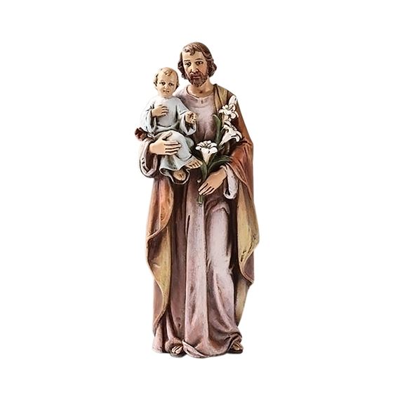 ST. JOSEPH  & CHILD JESUS 6-INCH STATUE