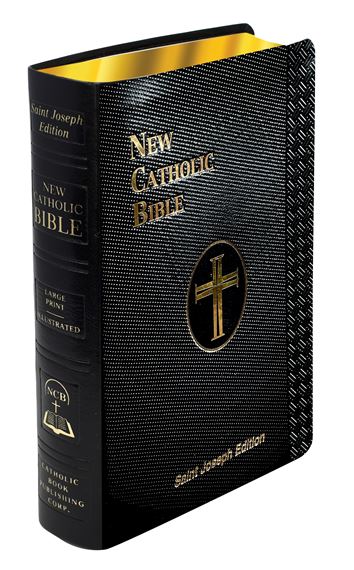 ST. JOSEPH NEW CATHOLIC BIBLE - BLACK COMPACT SIZE