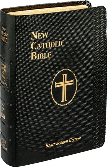 ST. JOSEPH NEW CATHOLIC BIBLE - BLACK COMPACT SIZE