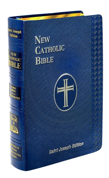 ST. JOSEPH NEW CATHOLC BIBLE - NAVY COMPACT SIZE